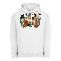 Pigment Lunar Rock german shepherd black and grey cat coffee cups Urban Hoodie - Zillion Design Studio