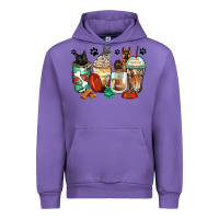 Tulip german shepherd black and grey cat coffee cups Urban Hoodie - Zillion Design Studio