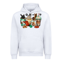 White german shepherd black and grey cat coffee cups Urban Hoodie - Zillion Design Studio