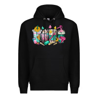 Black hairstylist coffee cups Premium Hoodie - texasbilliewilder