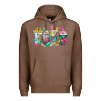 Chestnut hairstylist coffee cups Premium Hoodie - texasbilliewilder
