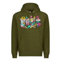 Hairstylist Coffee Cups Premium Hoodie | Teevron