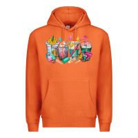 Carrot hairstylist coffee cups Premium Hoodie - texasbilliewilder