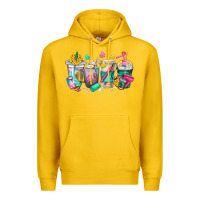 Lemon hairstylist coffee cups Premium Hoodie - texasbilliewilder