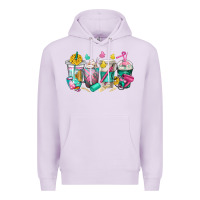 Lilac hairstylist coffee cups Premium Hoodie - texasbilliewilder