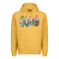 Mustard hairstylist coffee cups Premium Hoodie - texasbilliewilder