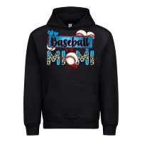 Black baseball mimi with leopard Urban Hoodie - Zillion Design Studio