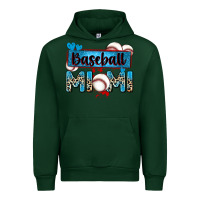 Forest Green baseball mimi with leopard Urban Hoodie - Zillion Design Studio
