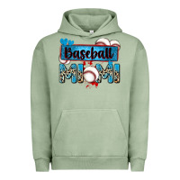Pigment Oil Green baseball mimi with leopard Urban Hoodie - Zillion Design Studio