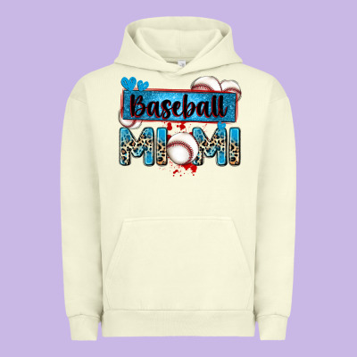 Baseball Mimi With Leopard Urban Hoodie Designed By Zillion Design Studio