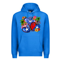 True Royal puerto rico hearts Premium Hoodie - Zillion Design Studio