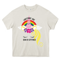 Cream Unicorns Are Born in September Heavy Core Tee - Bettercallsaul