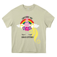 Mossy Unicorns Are Born in September Heavy Core Tee - Bettercallsaul