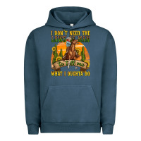 Pigment Midnight Navy western rodeo Urban Hoodie - texasbilliewilder