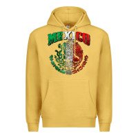 Antique Gold mexico coat of arms Premium Hoodie - Zillion Design Studio