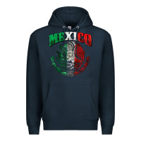 Navy mexico coat of arms Premium Hoodie - Zillion Design Studio