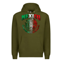 Army Green mexico coat of arms Premium Hoodie - Zillion Design Studio