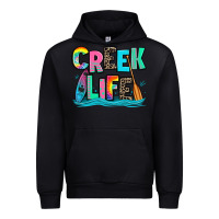 Black creek life kayaking Urban Hoodie - Zillion Design Studio