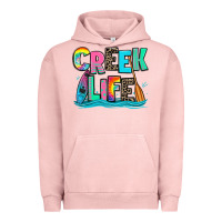 Pigment Salmon creek life kayaking Urban Hoodie - Zillion Design Studio