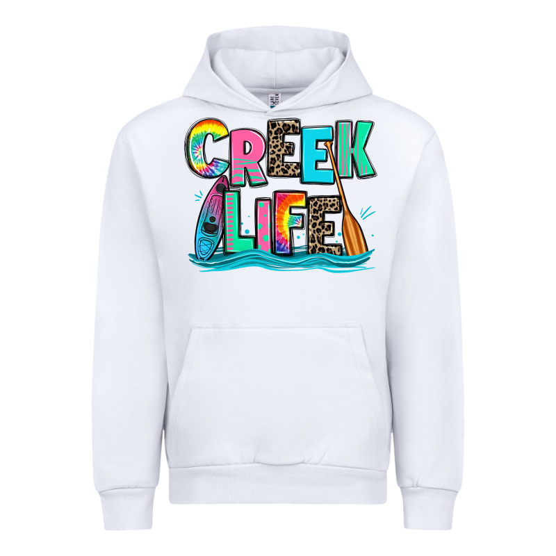 Creek Life Kayaking Urban Hoodie by Zillion Design Studio | Teevron