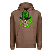 Chestnut st. patrick's day skull Premium Hoodie - RanaPortraitStore