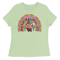 Matcha teacher gnome rainbow Ladies Tee - Artiststas