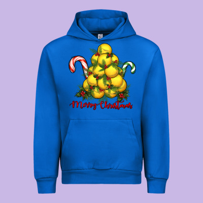 Urban Hoodie merry christmas lacrosse