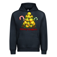 Navy merry christmas lacrosse Urban Hoodie - RanaPortraitStore