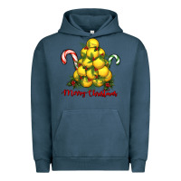 Pigment Midnight Navy merry christmas lacrosse Urban Hoodie - RanaPortraitStore