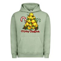 Pigment Oil Green merry christmas lacrosse Urban Hoodie - RanaPortraitStore