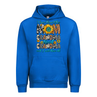 Cobalt i have three tittles mom grandma great grandma Urban Hoodie - Zillion Design Studio