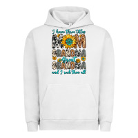 Pigment Lunar Rock i have three tittles mom grandma great grandma Urban Hoodie - Zillion Design Studio