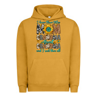 Pigment Peanut Butter i have three tittles mom grandma great grandma Urban Hoodie - Zillion Design Studio