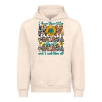 Sandshell i have three tittles mom grandma great grandma Urban Hoodie - Zillion Design Studio