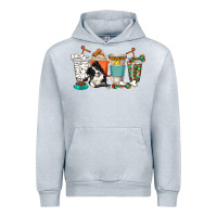 Heather Grey alaskan border collie dog coffee cups Urban Hoodie - texasbilliewilder