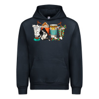 Navy alaskan border collie dog coffee cups Urban Hoodie - texasbilliewilder