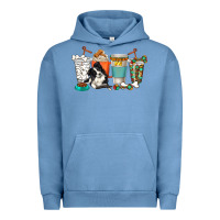 Pigment Pebble Blue alaskan border collie dog coffee cups Urban Hoodie - texasbilliewilder