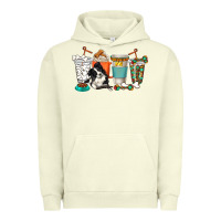 Pigment Pistachio alaskan border collie dog coffee cups Urban Hoodie - texasbilliewilder
