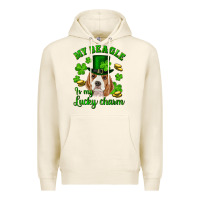 Tofu st.patrick's day my beagle is my lucky charm Premium Hoodie - RanaPortraitStore