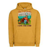 Pigment Peanut Butter ain t no doubt i love this land Urban Hoodie - texasbilliewilder