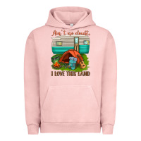 Pigment Salmon ain t no doubt i love this land Urban Hoodie - texasbilliewilder