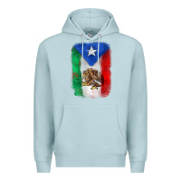 Blue Mist mexico and puerto rico flag Premium Hoodie - Zillion Design Studio