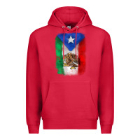 Cardinal mexico and puerto rico flag Premium Hoodie - Zillion Design Studio