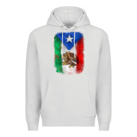 Dove Grey mexico and puerto rico flag Premium Hoodie - Zillion Design Studio