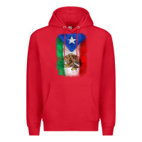 Red mexico and puerto rico flag Premium Hoodie - Zillion Design Studio