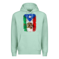 Seafoam mexico and puerto rico flag Premium Hoodie - Zillion Design Studio
