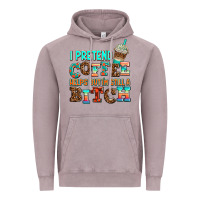 Vintage Zinc ı pretend coffee helps but ı am still a bitch Vintage Hoodie - AdoDesignShop