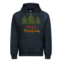 Navy merry christmas trees Urban Hoodie - RanaPortraitStore
