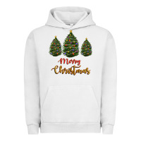 Pigment Lunar Rock merry christmas trees Urban Hoodie - RanaPortraitStore