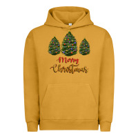Pigment Peanut Butter merry christmas trees Urban Hoodie - RanaPortraitStore